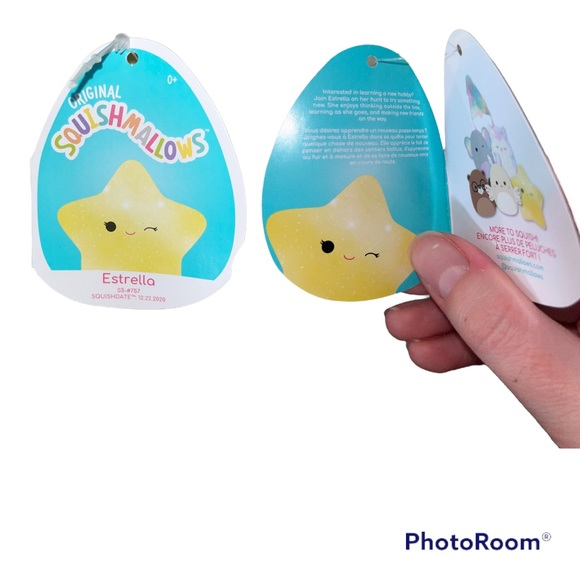 Estrella the Star Squishmallow 5” - Picture 2 of 2